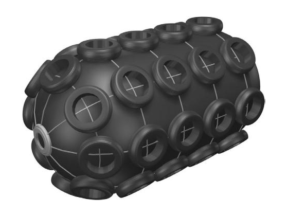 Pneumatisk gummisk&auml;rm